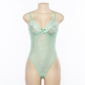 Sexy une pièce dos nu transparent nouveau 2019