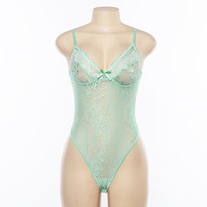 Sexy une pièce dos nu transparent nouveau 2019